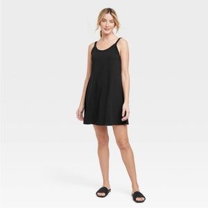 Universal Thread | Target Women's Sleeveless Mini Knit Sundress Black T-Shirt